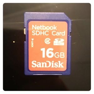 Netbook SDHC Sandisk Card 16GB